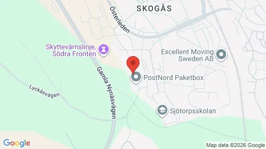 Lägenheter att hyra i Huddinge - kort over placeringen