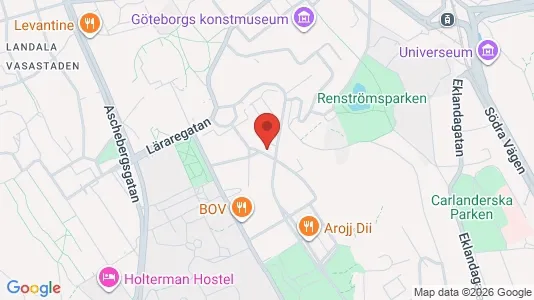 Lägenheter att hyra i Johanneberg - kort over placeringen