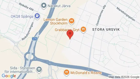 Lägenheter att hyra i Sundbyberg - kort over placeringen