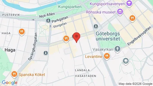Lägenheter att hyra i Göteborg Centrum - kort over placeringen