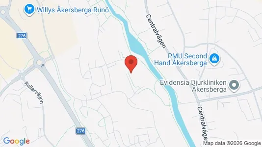 Lägenheter att hyra i Österåker - kort over placeringen