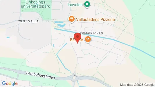Lägenheter att hyra i Linköping - kort over placeringen