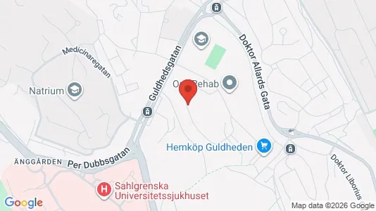 Lägenheter att hyra i Göteborg Centrum - kort over placeringen