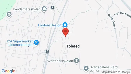 Lägenheter att hyra i Västra hisingen - kort over placeringen