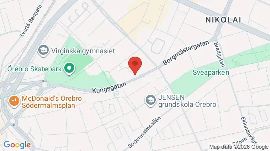 Lägenheter att hyra i Örebro - kort over placeringen