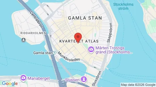 Lägenheter att hyra i Stockholm Innerstad - kort over placeringen