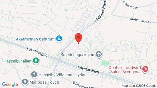 Lägenheter att hyra i Västerort - kort over placeringen