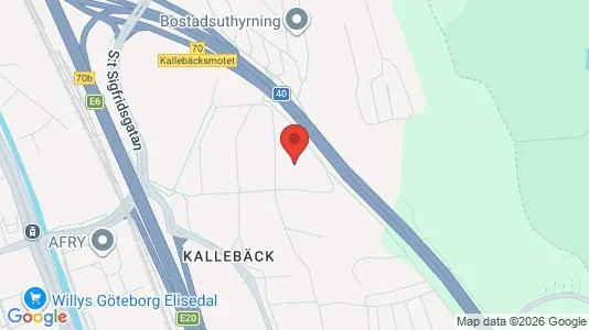 Lägenheter att hyra i Örgryte-Härlanda - kort over placeringen
