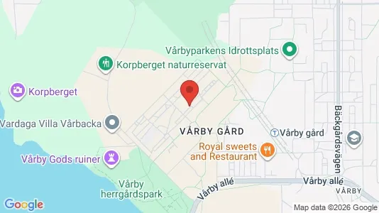Lägenheter att hyra i Huddinge - kort over placeringen