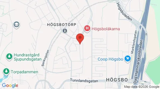 Lägenheter att hyra i Majorna-Linné - kort over placeringen