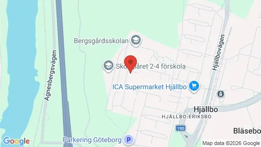 Lägenheter att hyra i Angered - kort over placeringen