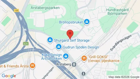 Lägenheter att hyra i Södermalm - kort over placeringen