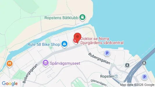 Lägenheter att hyra i Gärdet/Djurgården - kort over placeringen