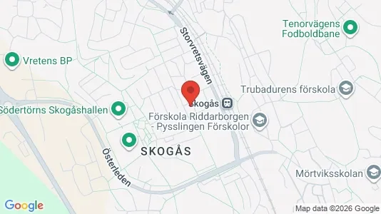 Lägenheter att hyra i Huddinge - kort over placeringen