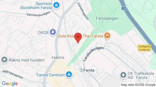 Lägenheter att hyra i Söderort - kort over placeringen