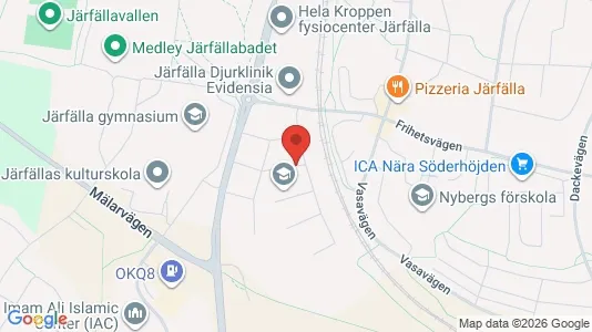 Lägenheter att hyra i Järfälla - kort over placeringen