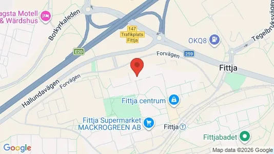 Lägenheter att hyra i Botkyrka - kort over placeringen