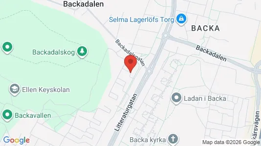 Lägenheter att hyra i Norra hisingen - kort over placeringen