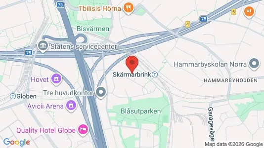 Lägenheter att hyra i Söderort - kort over placeringen