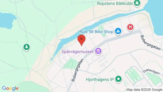Lägenheter att hyra i Gärdet/Djurgården - kort over placeringen