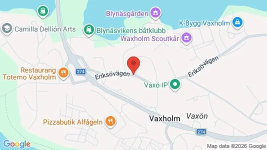 Lägenheter att hyra i Vaxholm - kort over placeringen
