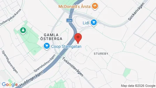 Lägenheter att hyra i Söderort - kort over placeringen
