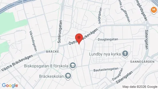 Lägenheter att hyra i Västra hisingen - kort over placeringen