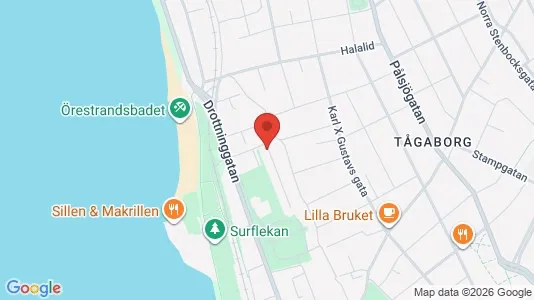 Lägenheter att hyra i Helsingborg - kort over placeringen