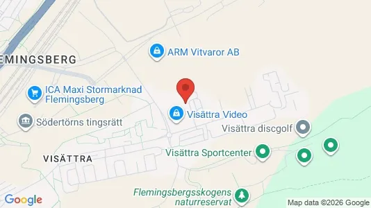 Lägenheter att hyra i Huddinge - kort over placeringen