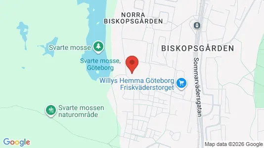 Lägenheter att hyra i Västra hisingen - kort over placeringen