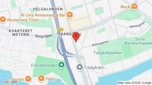 Lägenheter att hyra i Södermalm - kort over placeringen