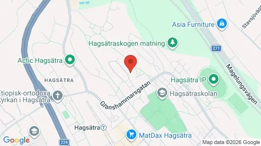 Lägenheter att hyra i Söderort - kort over placeringen