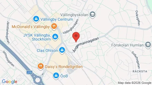 Lägenheter att hyra i Västerort - kort over placeringen