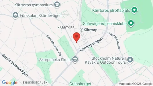 Lägenheter att hyra i Söderort - kort over placeringen