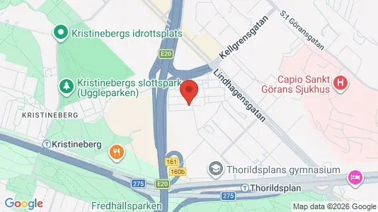 Lägenheter att hyra i Kungsholmen - kort over placeringen