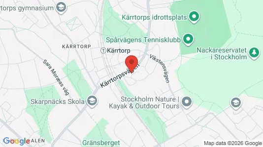 Lägenheter att hyra i Söderort - kort over placeringen