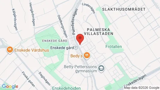 Lägenheter att hyra i Hammarbyhamnen - kort over placeringen