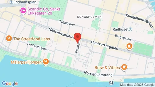 Lägenheter att hyra i Kungsholmen - kort over placeringen