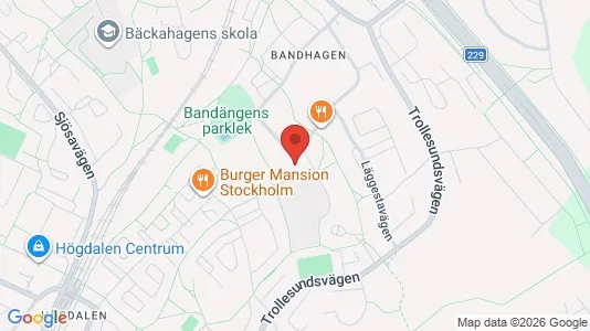 Lägenheter att hyra i Söderort - kort over placeringen