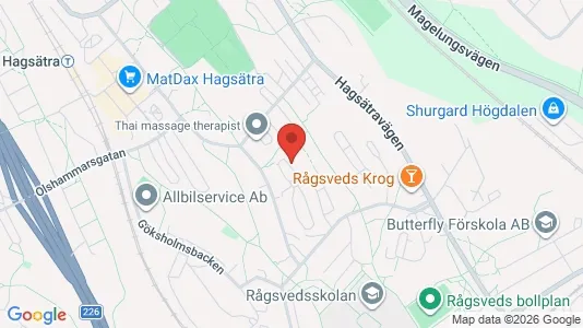 Lägenheter att hyra i Söderort - kort over placeringen