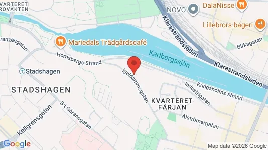 Lägenheter att hyra i Kungsholmen - kort over placeringen