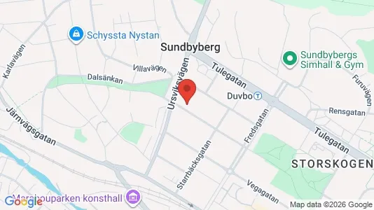 Lägenheter att hyra i Sundbyberg - kort over placeringen