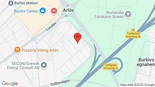 Lägenheter att hyra i Burlöv - kort over placeringen