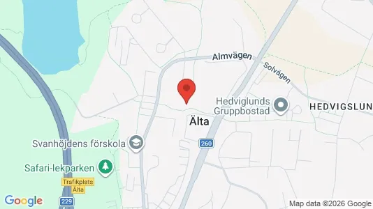 Lägenheter att hyra i Nacka - kort over placeringen