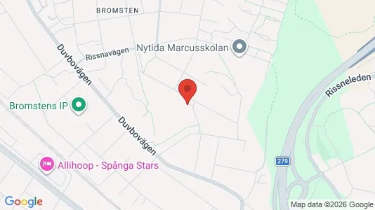 Lägenheter att hyra i Västerort - kort over placeringen