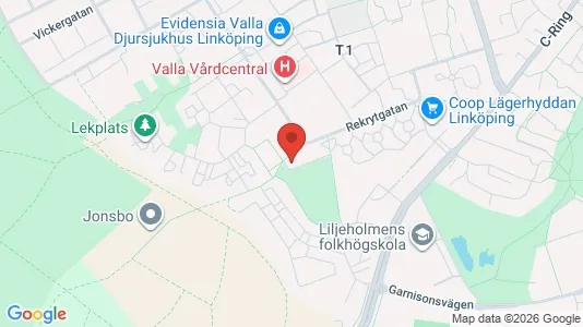 Lägenheter att hyra i Linköping - kort over placeringen