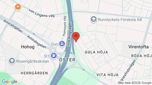 Lägenheter att hyra i Husie - kort over placeringen