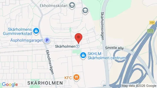 Lägenheter att hyra i Söderort - kort over placeringen