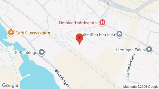 Lägenheter att hyra i Falun - kort over placeringen