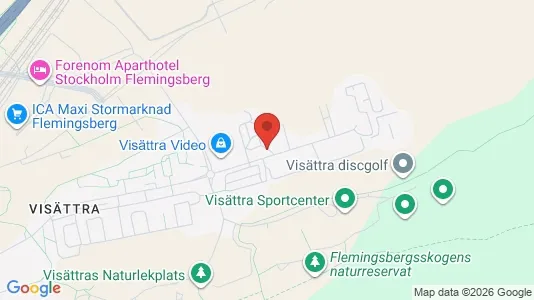 Lägenheter att hyra i Huddinge - kort over placeringen